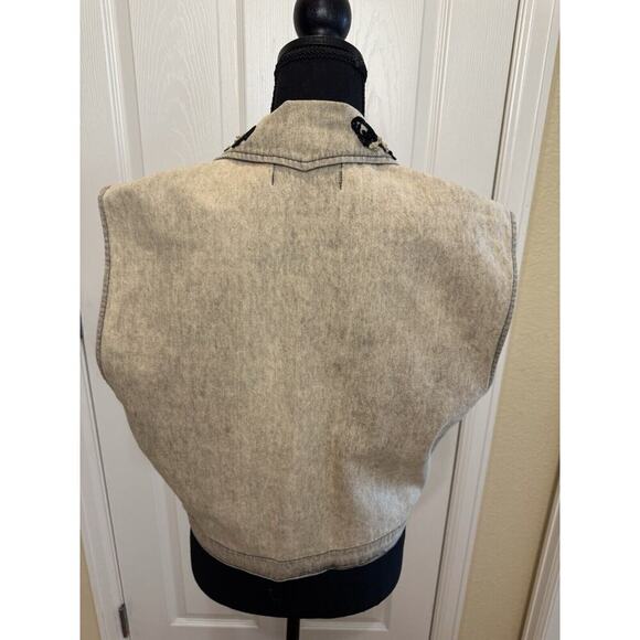 Phun Shirts of California Womens Vest OS Embellished Appliques Bling Bows Charms - Picture 12 of 14